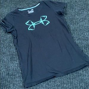 Under armour shirt.